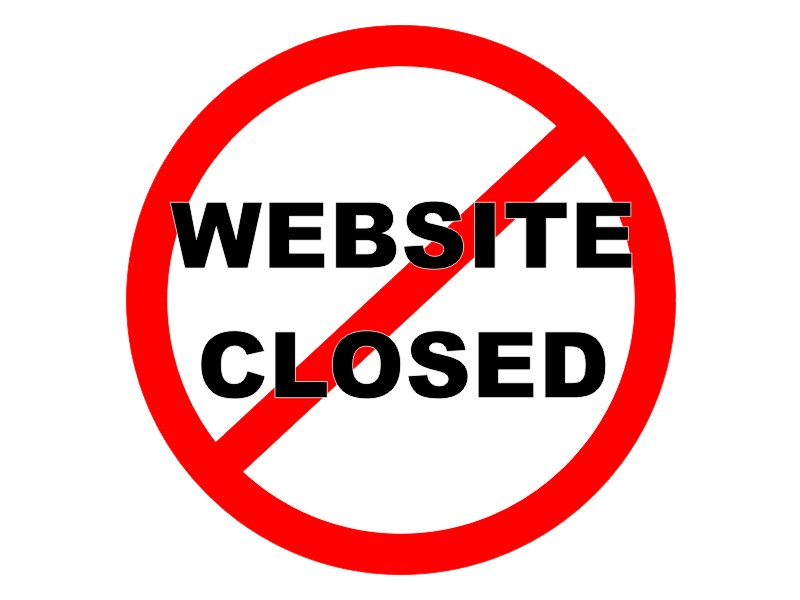 site closed